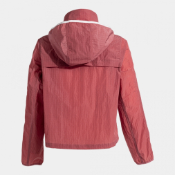 CHAQUETA CON CAPUCHA MIMETIC ROSA