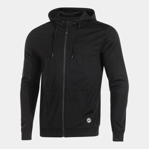 CHAQUETA CON CAPUCHA INDOOR GYM NEGRO