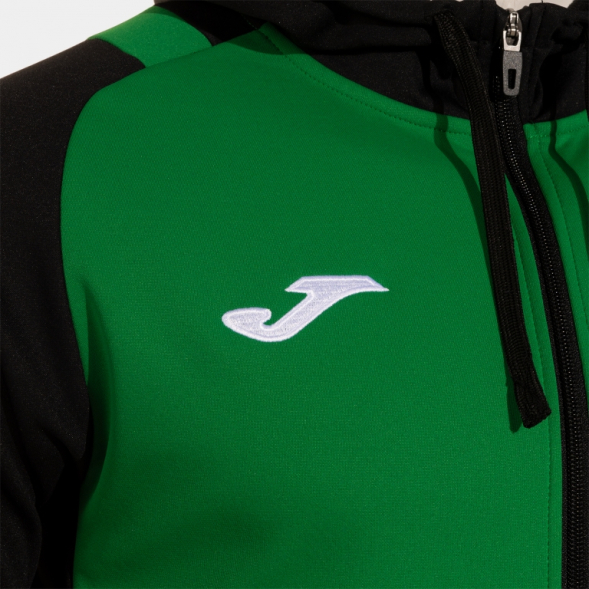 CHAQUETA CON CAPUCHA LIDER VERDE NEGRO