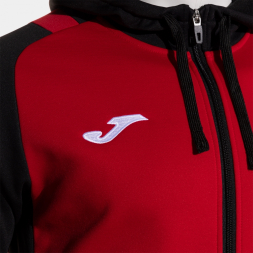 CHAQUETA CON CAPUCHA LIDER ROJO NEGRO