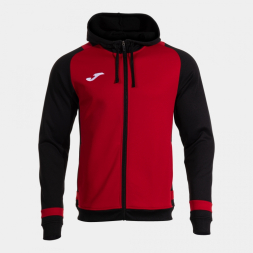 CHAQUETA CON CAPUCHA LIDER ROJO NEGRO