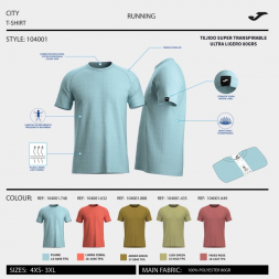 CAMISETA MANGA CORTA R-NIGHT ICONIC CORAL