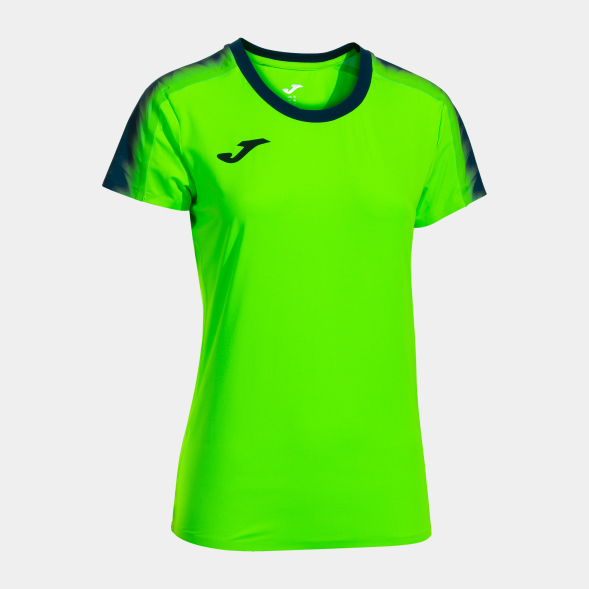 CAMISETA MANGA CORTA ELITE XI VERDE FLÚOR DARK NAVY