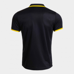 POLO MANGA CORTA COMBI PREMIUM NEGRO AMARILLO