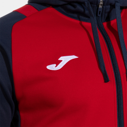 CHAQUETA CON CAPUCHA LIDER ROJO DARK NAVY