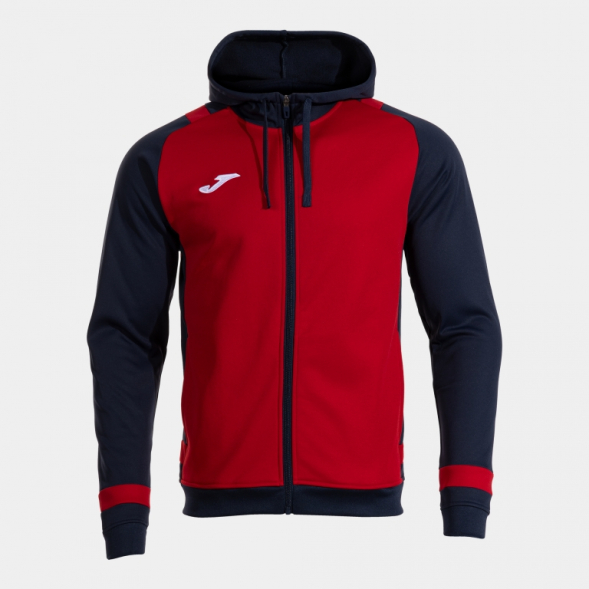 CHAQUETA CON CAPUCHA LIDER ROJO DARK NAVY