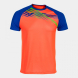 CAMISETA MANGA CORTA ELITE X CORAL FLUOR ROYAL