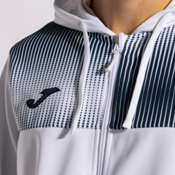 CHAQUETA CON CAPUCHA ECO SUPERNOVA BLANCO MARINO