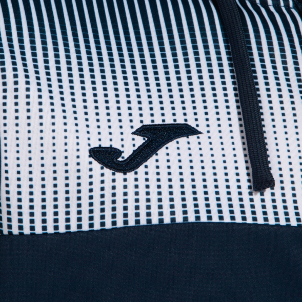 CHAQUETA CON CAPUCHA ECO SUPERNOVA MARINO BLANCO