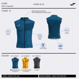 CHALECO R-NIGHT ICONIC ORO