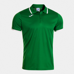 POLO MANGA CORTA COMBI PREMIUM VERDE BLANCO