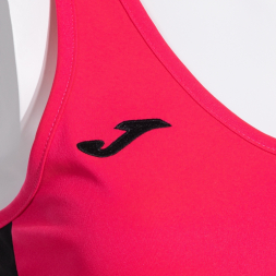 CAMISETA TIRANTES OLIMPIADA FUCSIA NEGRO