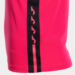 CAMISETA TIRANTES OLIMPIADA FUCSIA NEGRO