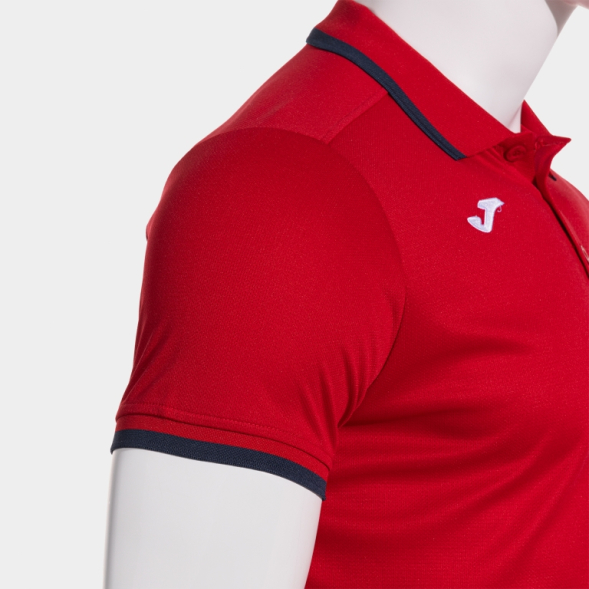 POLO MANGA CORTA COMBI PREMIUM ROJO DARK NAVY