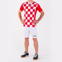 Футболка с коротким рукавом FLAG II Красный-белый