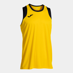 CAMISETA SIN MANGAS CANCHA AMARILLO NEGRO