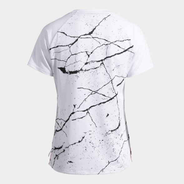 CAMISETA MANGA CORTA R-NIGHT BLANCO NEGRO