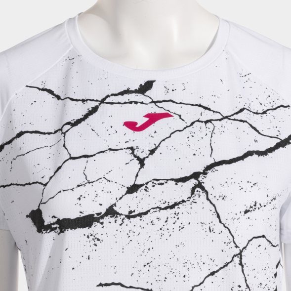 CAMISETA MANGA CORTA R-NIGHT BLANCO NEGRO