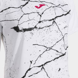 CAMISETA MANGA CORTA R-NIGHT BLANCO NEGRO