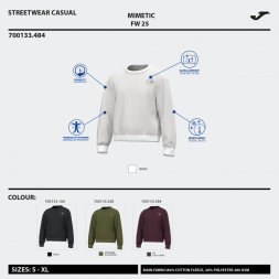 SUDADERA MIMETIC NEGRO