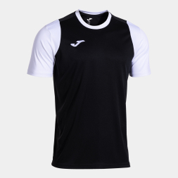 CAMISETA MANGA CORTA CANCHA NEGRO BLANCO