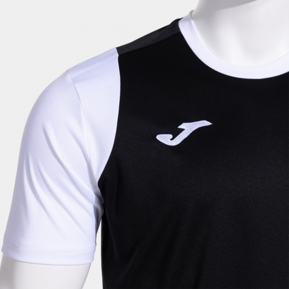 CAMISETA MANGA CORTA CANCHA NEGRO BLANCO