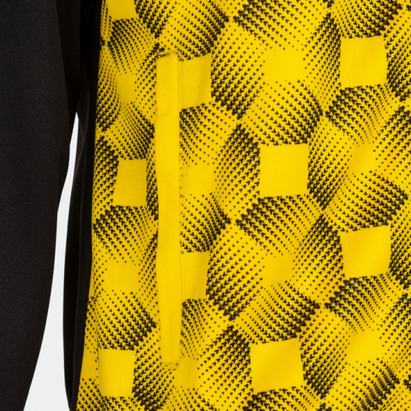 Джемпер с капюшоном SUPERNOVA III Черный-желтый