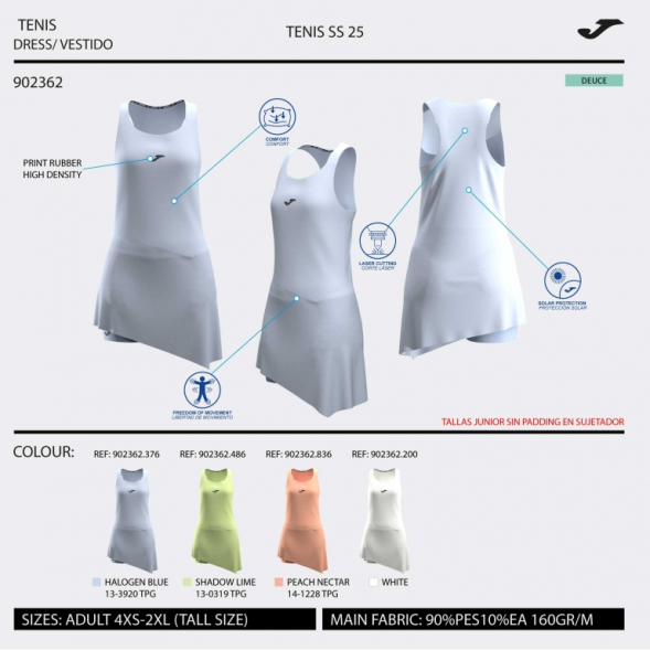 VESTIDO CHALLENGE BLANCO