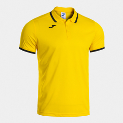 POLO MANGA CORTA COMBI PREMIUM AMARILLO NEGRO