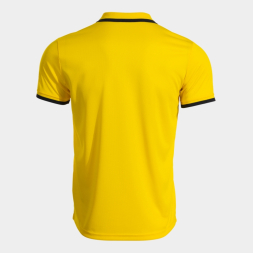 POLO MANGA CORTA COMBI PREMIUM AMARILLO NEGRO