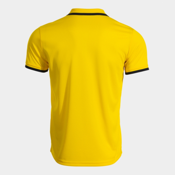 POLO MANGA CORTA COMBI PREMIUM AMARILLO NEGRO