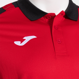 POLO MANGA CORTA LIDER ROJO NEGRO
