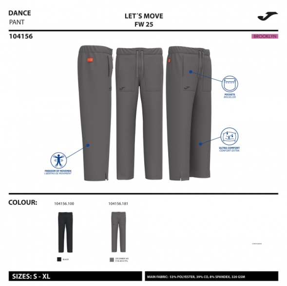 PANTALÓN LARGO STEP GRIS