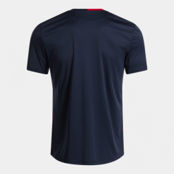 CAMISETA MANGA CORTA EUROPA VI DARK NAVY ROJO