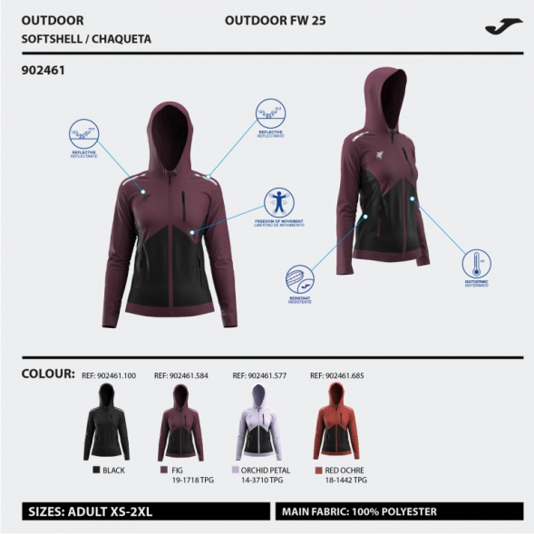 SOFT SHELL EXPLORER BURDEOS