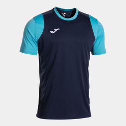 CAMISETA MANGA CORTA CANCHA DARK NAVY TURQUESA FLÚ