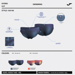 SLIP DE BAÑO HYDRO AZUL