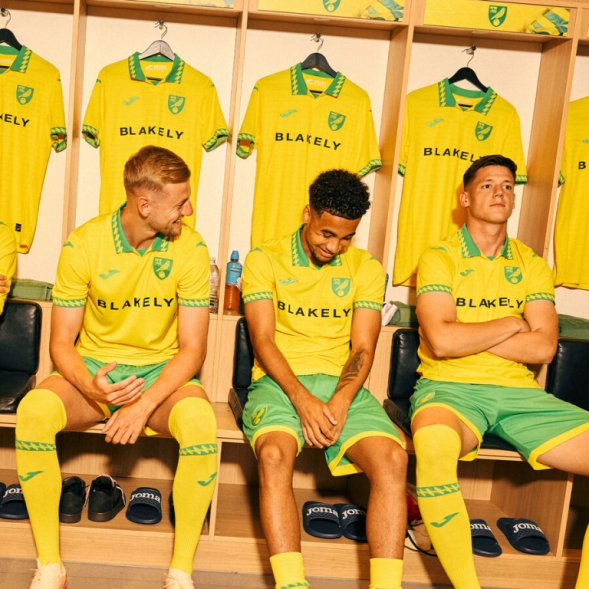 CAMISETA MANGA CORTA 1ª NORWICH CITY