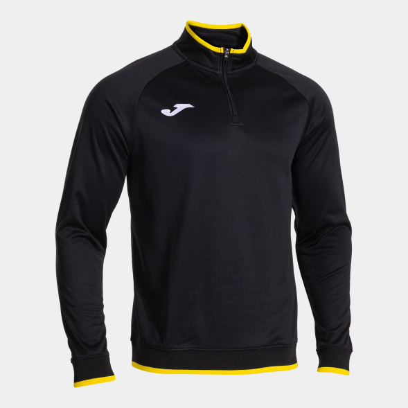 SUDADERA COMBI PREMIUM NEGRO AMARILLO