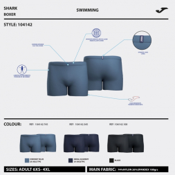 BOXER DE BAÑO SHARK MARINO