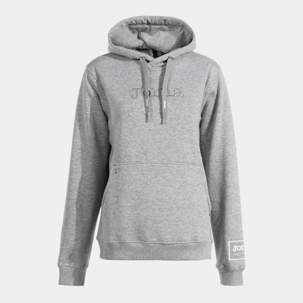 SUDADERA CON CAPUCHA URBAN STREET GRIS MELANGE