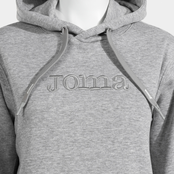 SUDADERA CON CAPUCHA URBAN STREET GRIS MELANGE