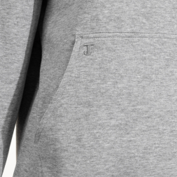 SUDADERA CON CAPUCHA URBAN STREET GRIS MELANGE