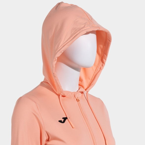 CHAQUETA CON CAPUCHA SCULPTURE II NARANJA