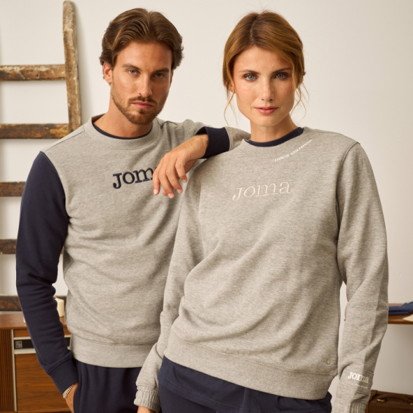 SUDADERA URBAN STREET GRIS MELANGE