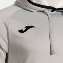 SUDADERA CON CAPUCHA COMBI PREMIUM GRIS MEDIO