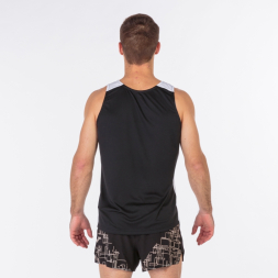 Майка на бретельках RECORD II Черный-белый