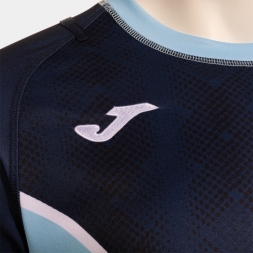 CAMISETA MANGA CORTA MYSKIN III DARK NAVY CELESTE