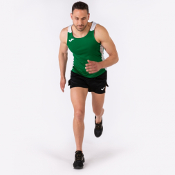 Майка на бретельках RECORD II Зеленый-белый