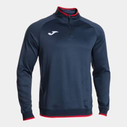 SUDADERA COMBI PREMIUM DARK NAVY ROJO